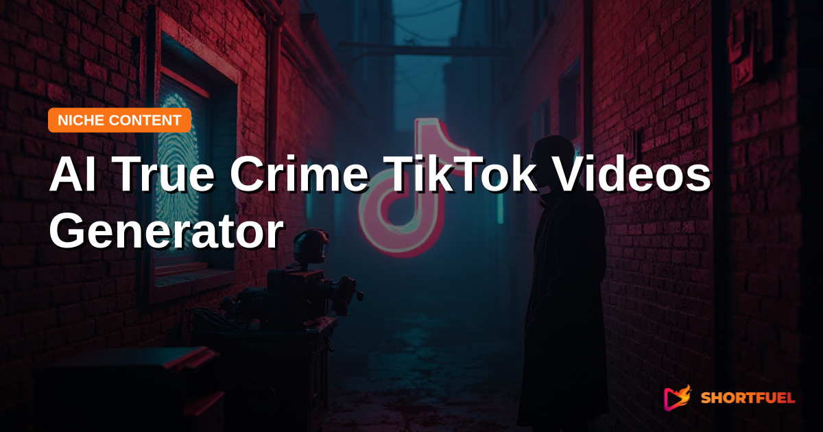 AI True Crime TikTok Videos Generator